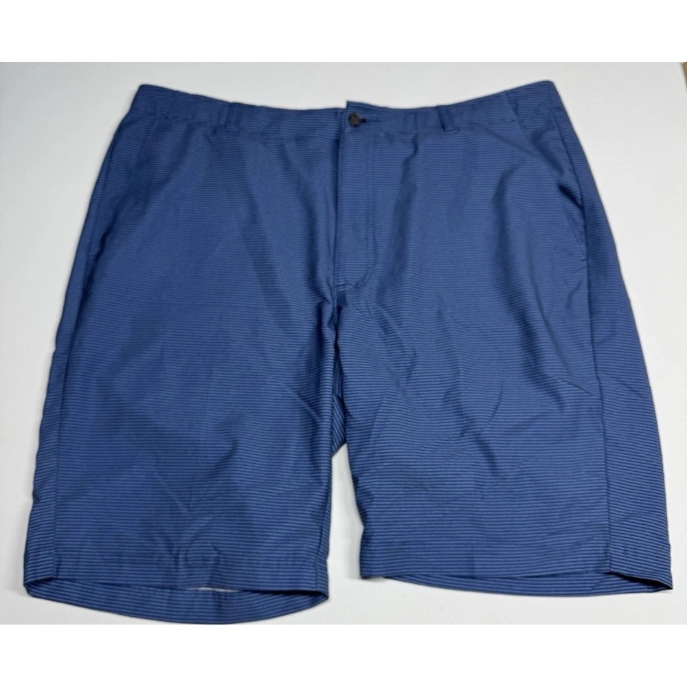 Pebble Beach •Men's Performance Golf Shorts Blue‎ Striped Size 38